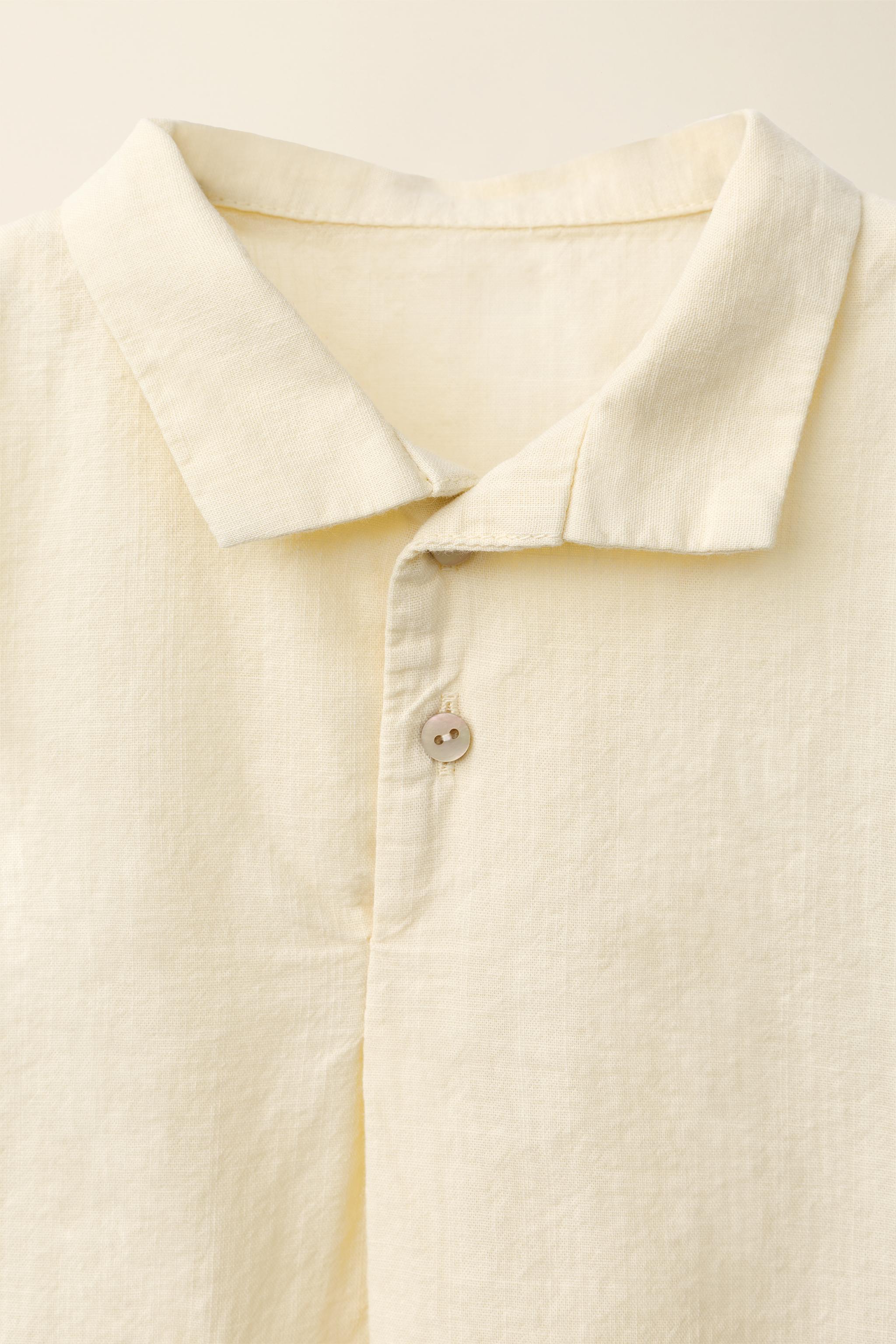SLUB SHIRT CREATED BY CARAMEL LONDON X ZARA